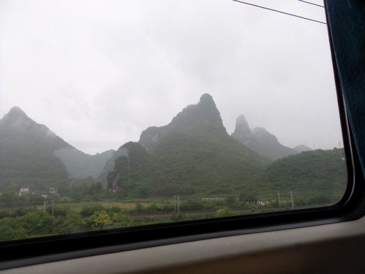 Once we left Nanning things started to look up scenery wise