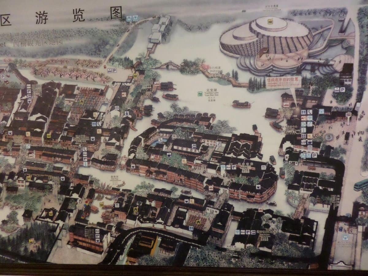 Map of Wuzhen