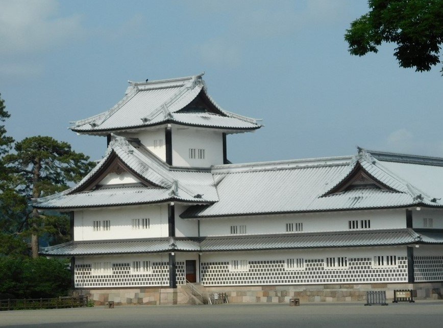 The reconstructed castle