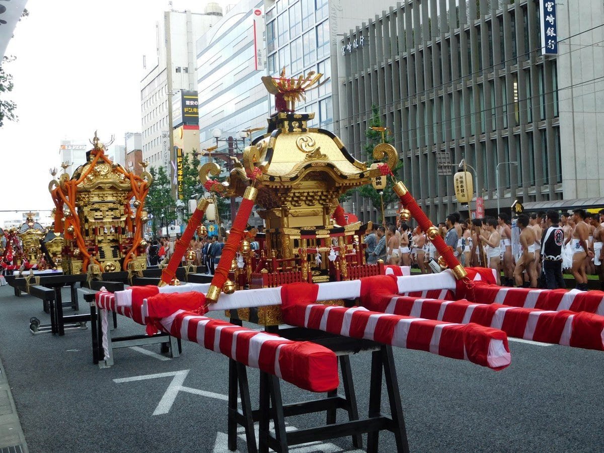 The shrines that are carried around