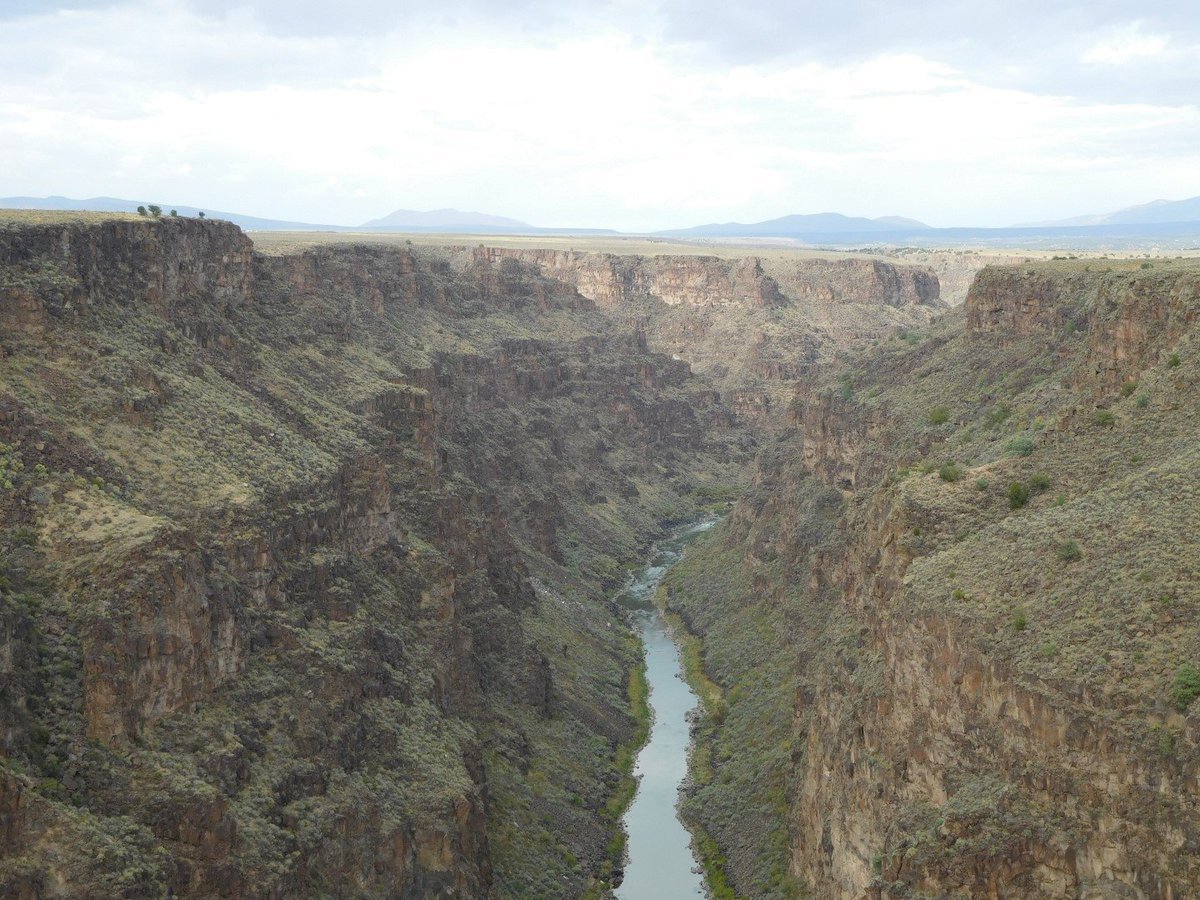 The view from the Rio Grande Gorge bridge