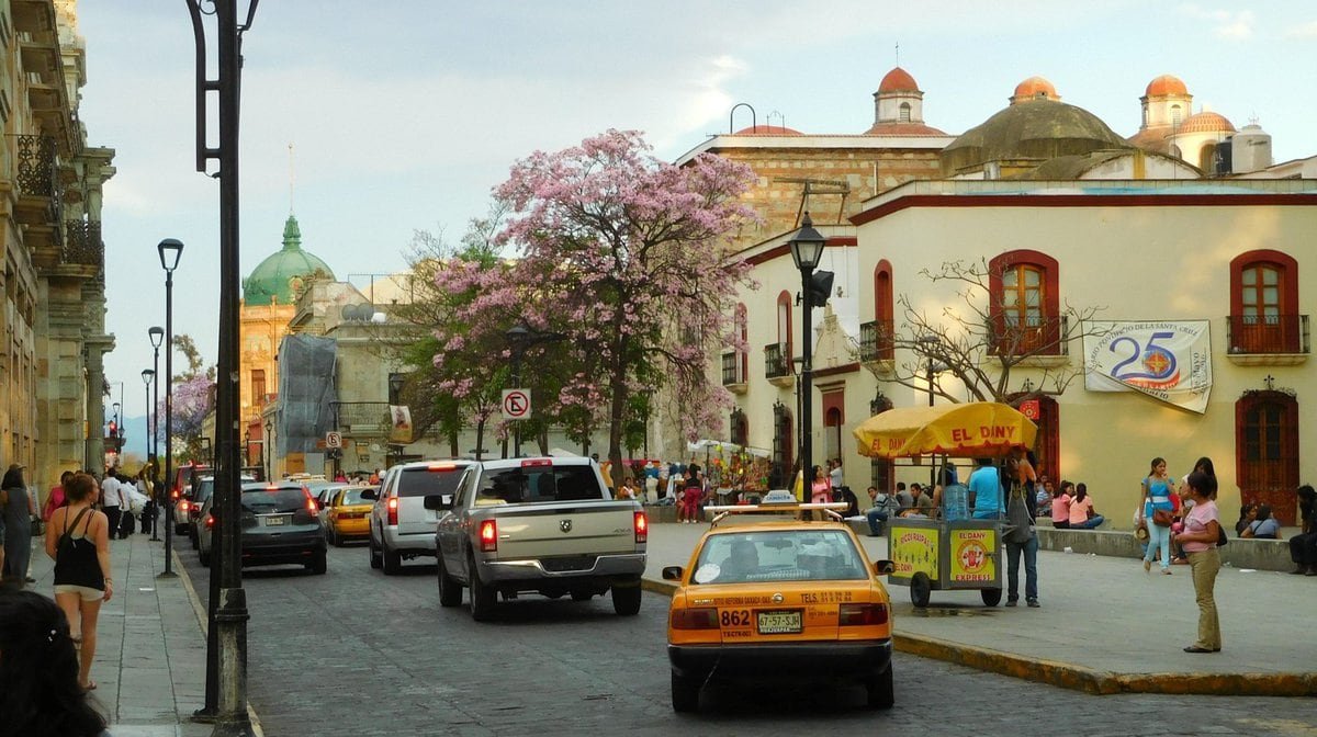 The centre of Oaxaca